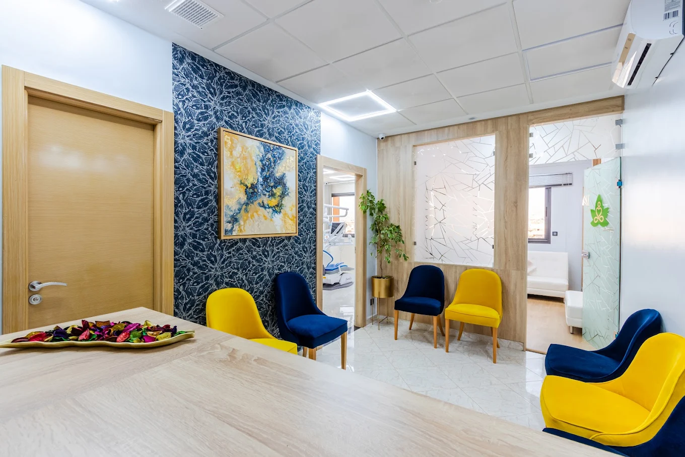 Salle d'attente cabinet dentaire Agadir